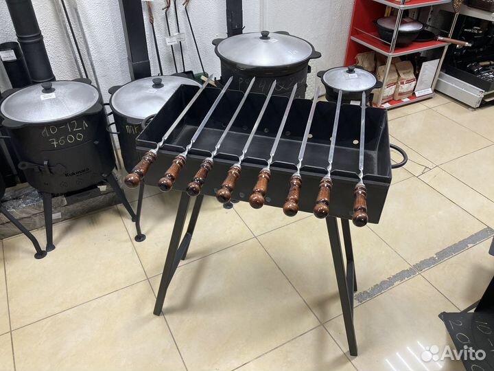 Мангал и шампуры