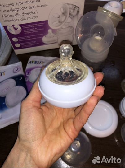 Ручной avent+бутылки