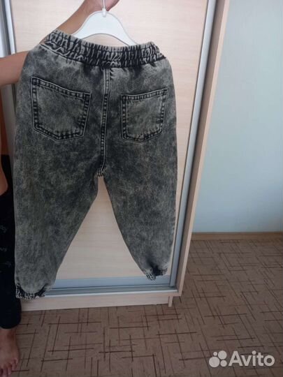 Джоггеры джинсовые детские