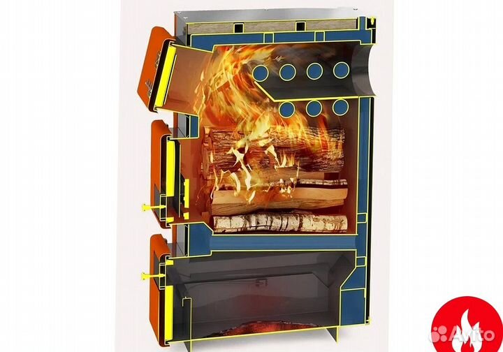 Твердотопливный котел теплодар куппер про-16 (2.0)