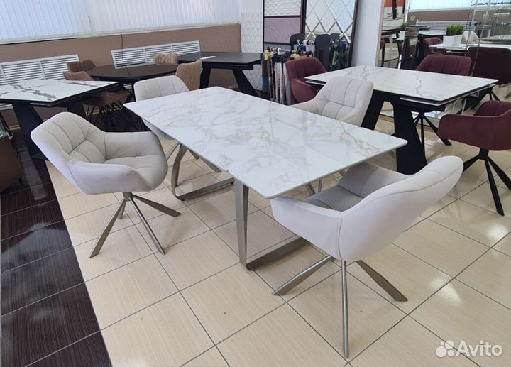 Стол из керамогранита раздвижной SKR-11685