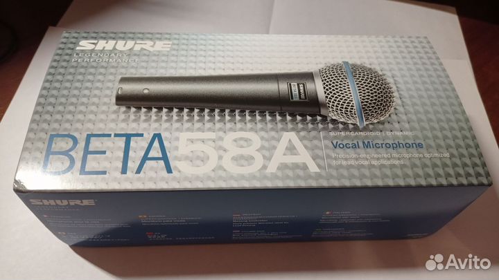 Вокальный микрофон Shure beta 58 A