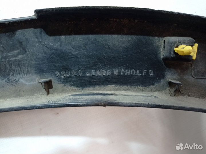 Накладки задних крыльев Nissan Qashqai