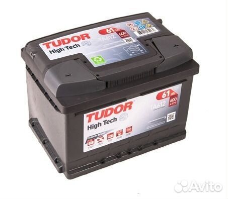 Аккумулятор Tudor TA612 61 Ач 600 А