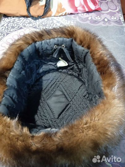 Норковая шапка мужская ушанка