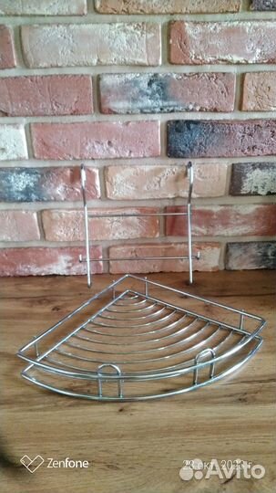 Полка навесная на рейлинг на кухню