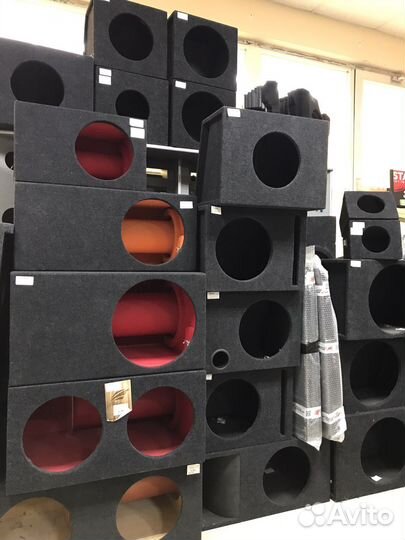 Короб для сабвуфера щелевой 10”