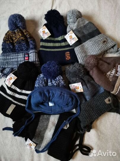 Новые шапки на мальчика