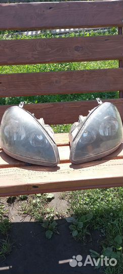 Передние фары на priora