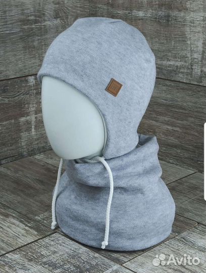 Комплект шапка и снуд детский