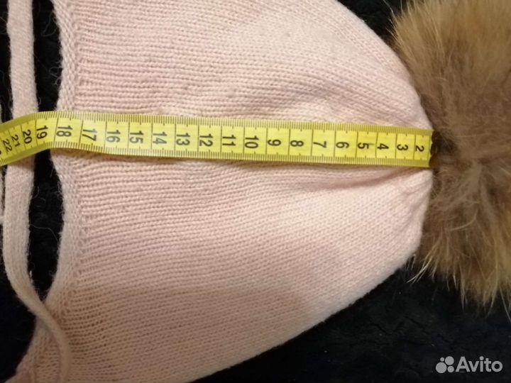 Зимняя шапочка на девочку 48-50