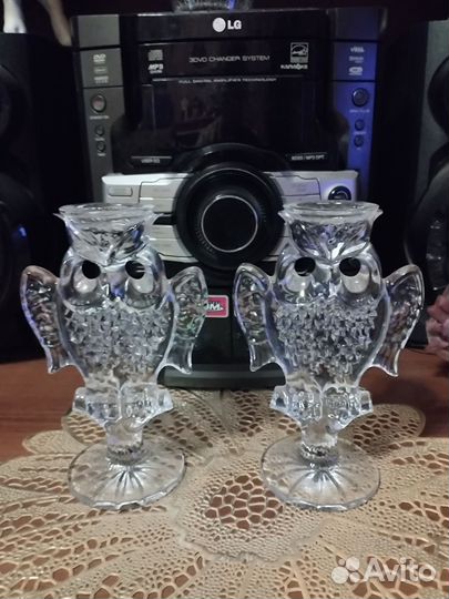Хрустальные подсвечники