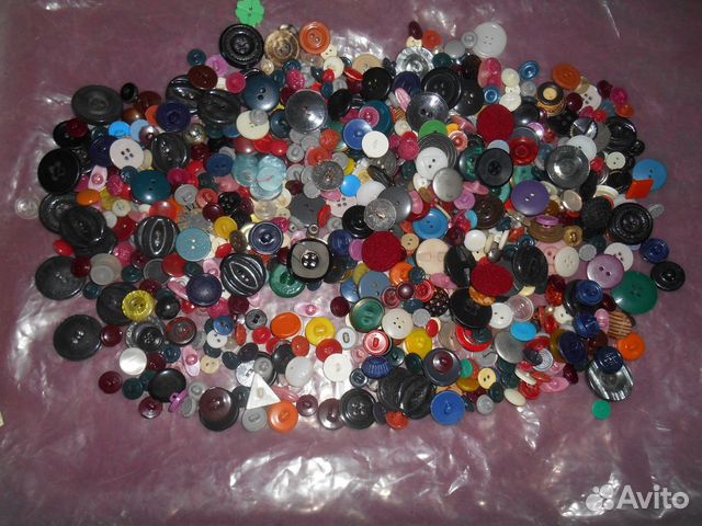 Пуговицы СССР и крючки для шуб