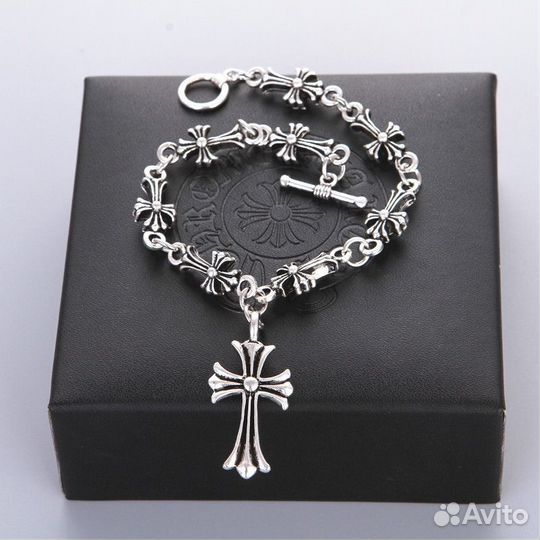 Браслет в стиле chrome hearts