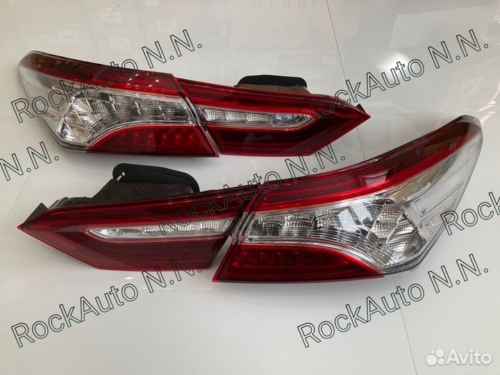 Комплект новых фонарей Toyota Camry (70) - LED