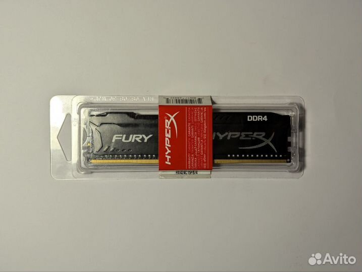 Оперативная память Kingston HyperX fury Black, DDR