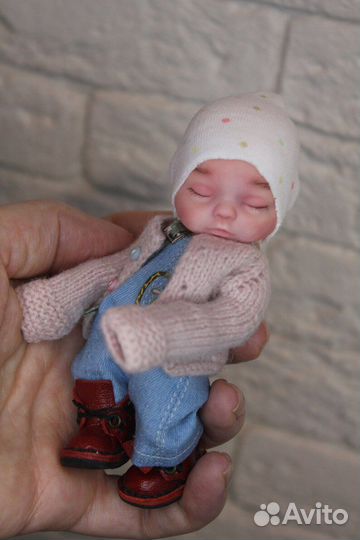 Пупс мини реборн кукла ооак кастом
