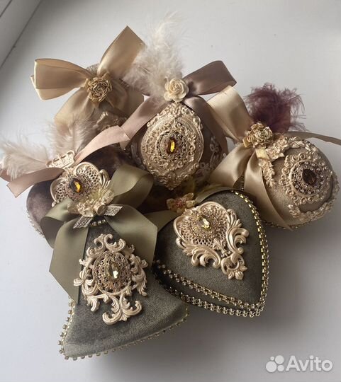 Новогодние шары ручной работы на елку