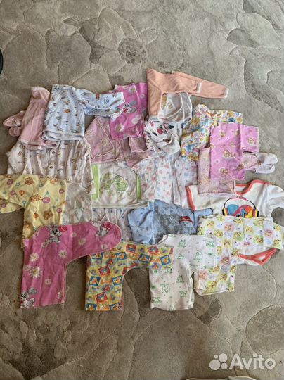 Детские вещи пакетом для девочки