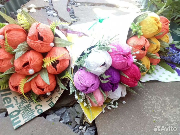 Сладкие букеты из конфет