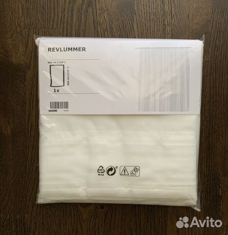 Новая белая тюль IKEA revlummer Ревлуммер купить в Санкт-Петербурге ...