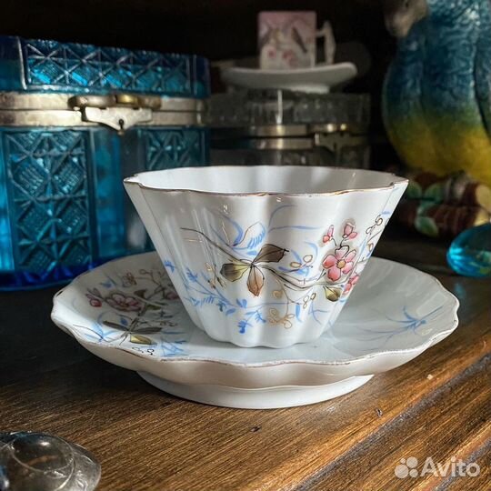 Чайная пара Кузнецов Царская Россия