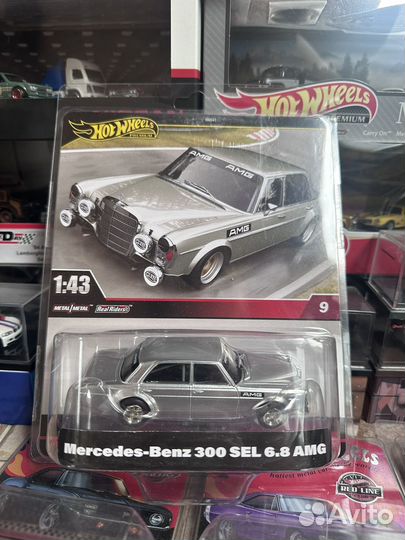 Hot wheels premium mercedes 300 sel 6.8 amg