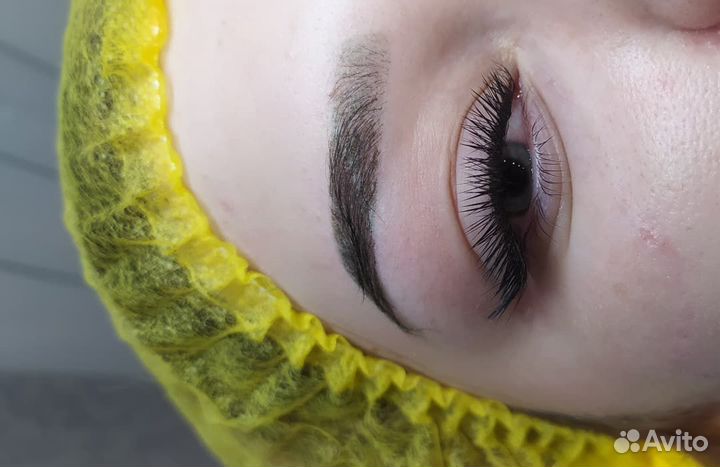 Наращивание ресниц, оформление бровей, шугаринг