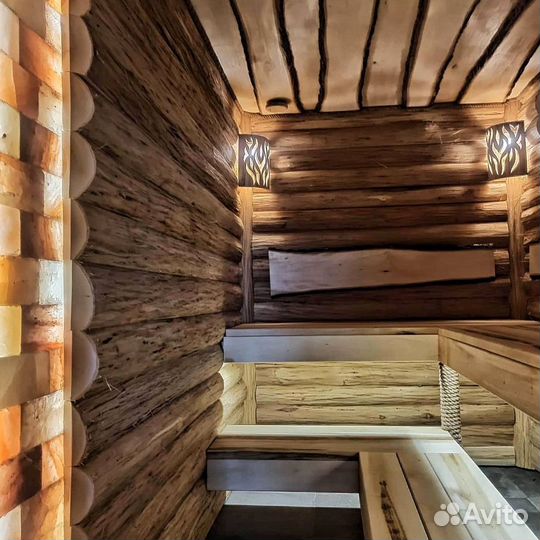 Горбыль Липа с лыком для бани вагонка липовая