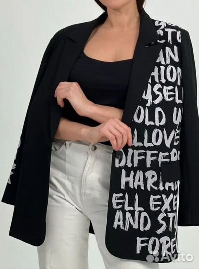 Пиджак женский оверсайз