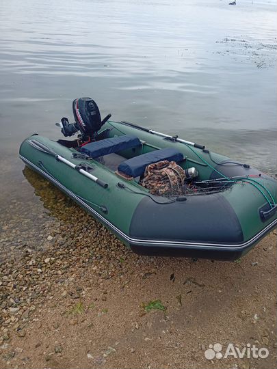 Лодка пвх Лагуна 300 нднд и мотор Hangkai 6