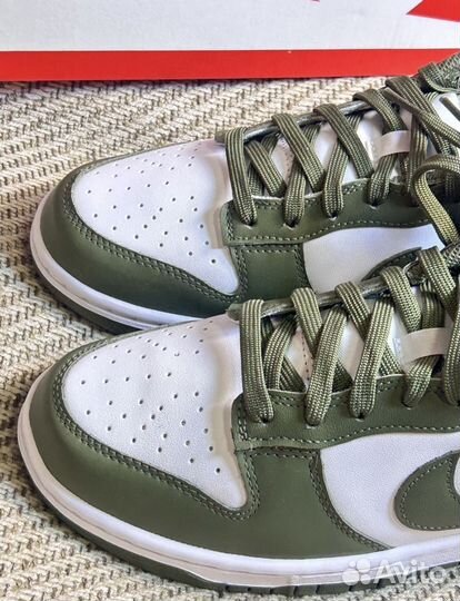 Nike Dunk Low Medium Olive Оригинал