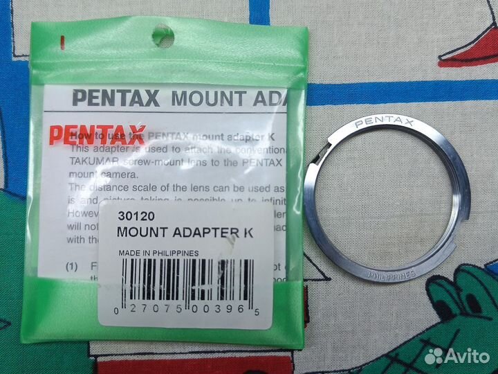 Переходник М42-Pentax K