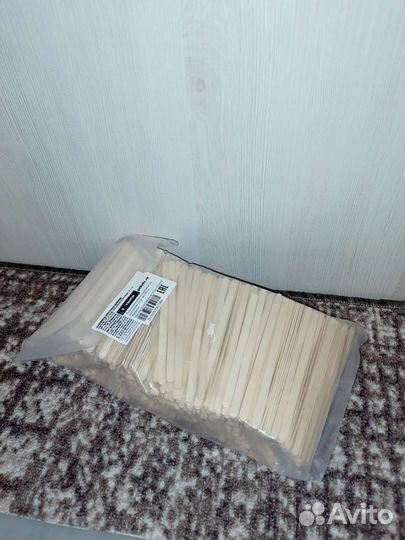 Размешиватель деревянный 140х6 мм (1000шт)