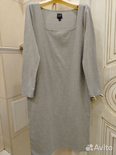 Платье GAP хлопок трикотаж миди 48р