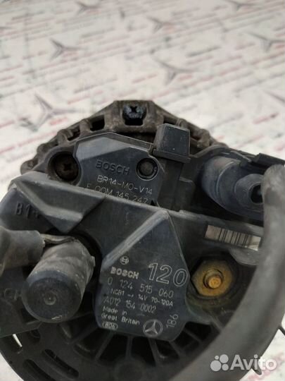 Генератор 120A M111 компрессор w210 Mercedes