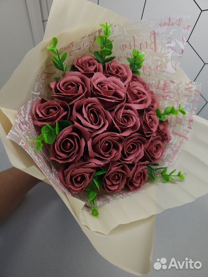 Букет цветов из мыла