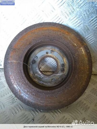 Диск тормозной зад Mercedes-Benz E (W210), 1996