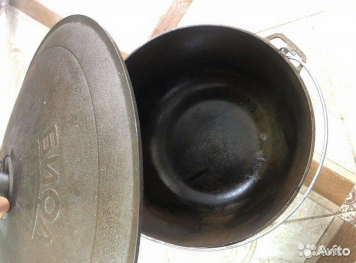 Казан чугунный 16 литров