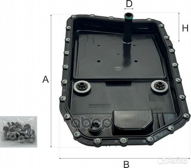 Поддон масляный АКПП BMW E90/60/65 с фильтром ATG