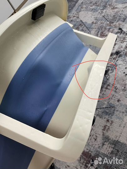 Ванночка для купания складная с матрасиком