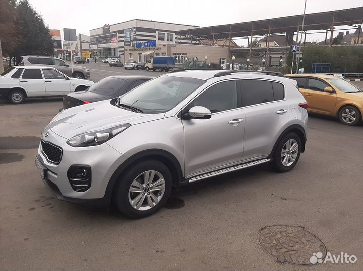Рейлинги на крышу KIA Sportage 4, Чёрные