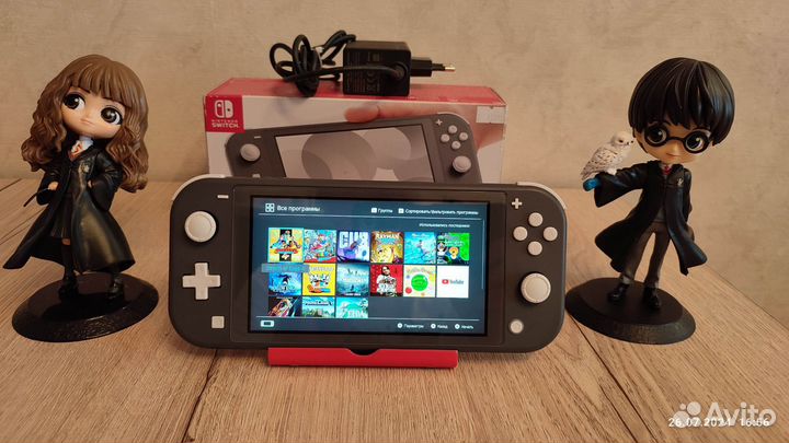 Nintendo switch lite прошитая sd128gb