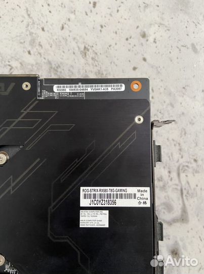 Asus rog strix rx 580 8gb