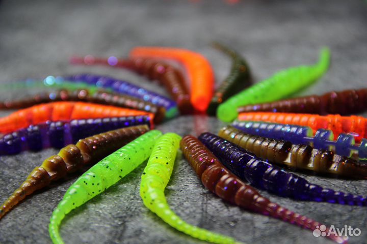 Силиконовые приманки ручной работы