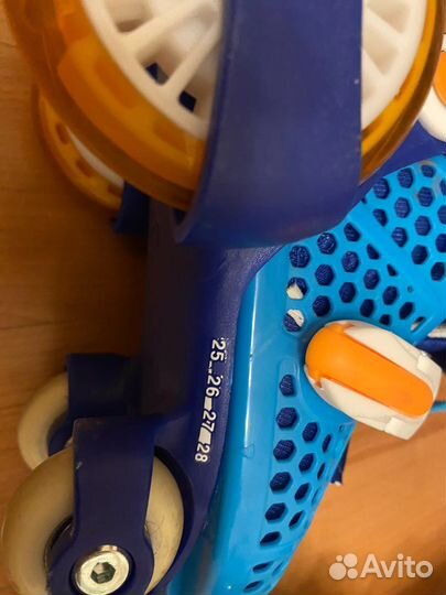 Роликовые коньки детские раздвижные