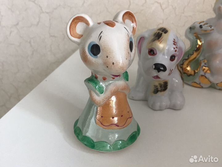 Статуэтки фарфор дфз разные животные