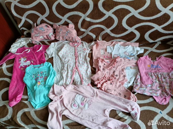 Большой пакет вещичек 0-9 месяцев