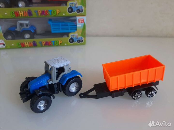 Синий трактор