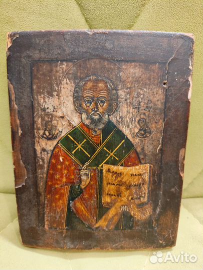 Икона николай чудотворец старинная